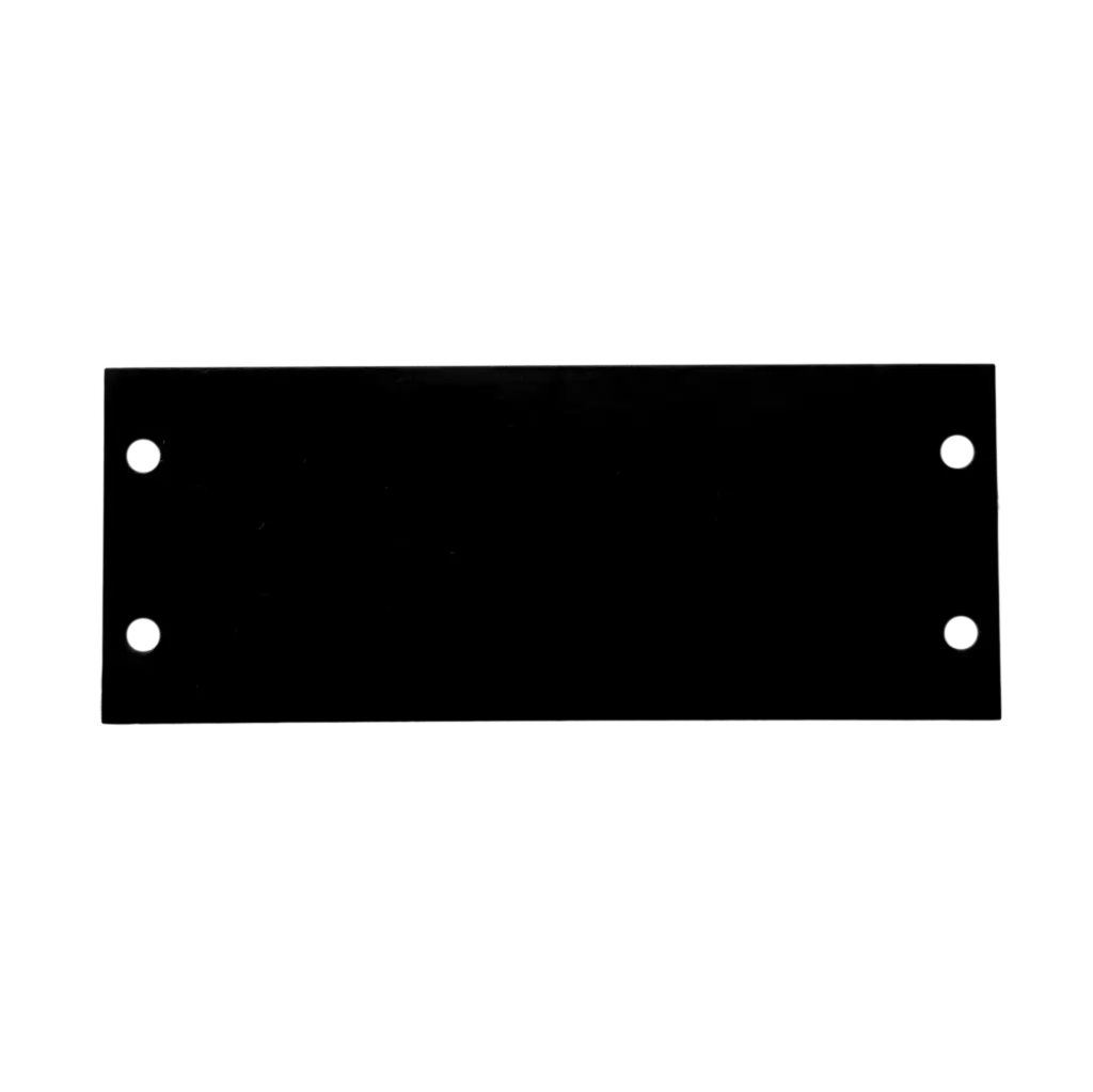 100 Blindplate RAL 9011